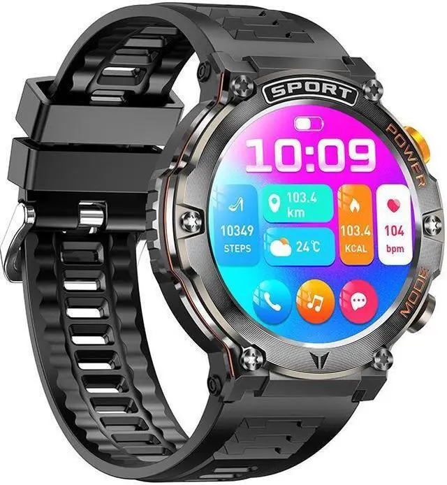 Alt view image 3 of 7 - X11pro Smart Watch Call 1.43Amoled466*466 Heart Rate True Blood Oxygen Sports Watch (Black Three Beads)