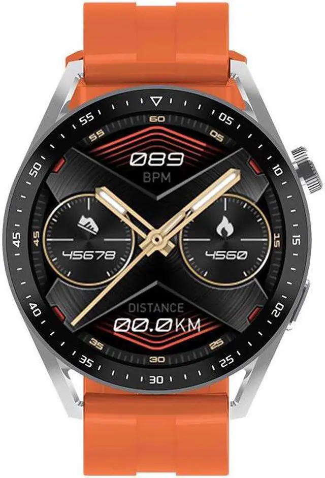 Alt view image 3 of 7 - Hw23pro Smart Watch Bluetooth Calling Music Blood Oxygen Blood Pressure Monitoring Weather Smart Watch (Brown)