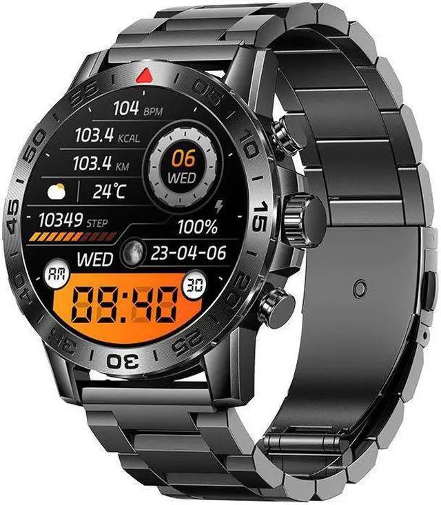 Alt view image 5 of 7 - I81 Bluetooth Call Smart Watch Music Play Heart Rate Blood Pressure Multi-Sport Waterproof Smart Watch (Green Nylon)