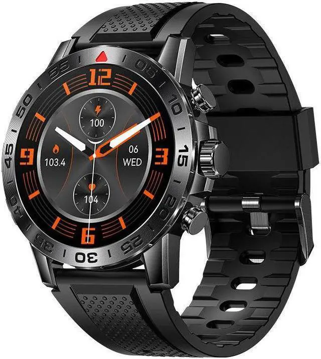 Alt view image 6 of 7 - I81 Bluetooth Call Smart Watch Music Play Heart Rate Blood Pressure Multi-Sport Waterproof Smart Watch (Green Nylon)