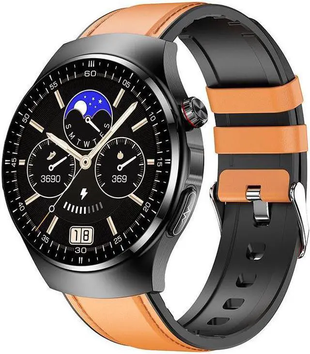 Alt view image 6 of 7 - Tk25 Ecg Blood Glucose Uric Acid Bluetooth Talk Smart Watch Body Temperature Heart Rate Multi-Exercise Smart Watch (Red)
