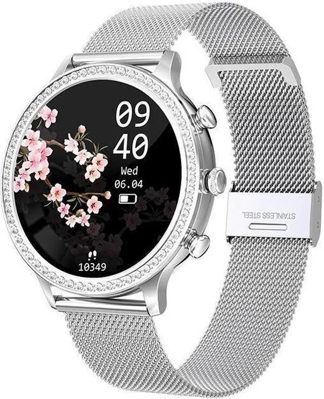 Alt view image 2 of 7 - I70 Female Music Call Smart Watch Step Counting Heart Rate Blood Pressure Monitoring Multi-Sport Smart Watch (Silver)