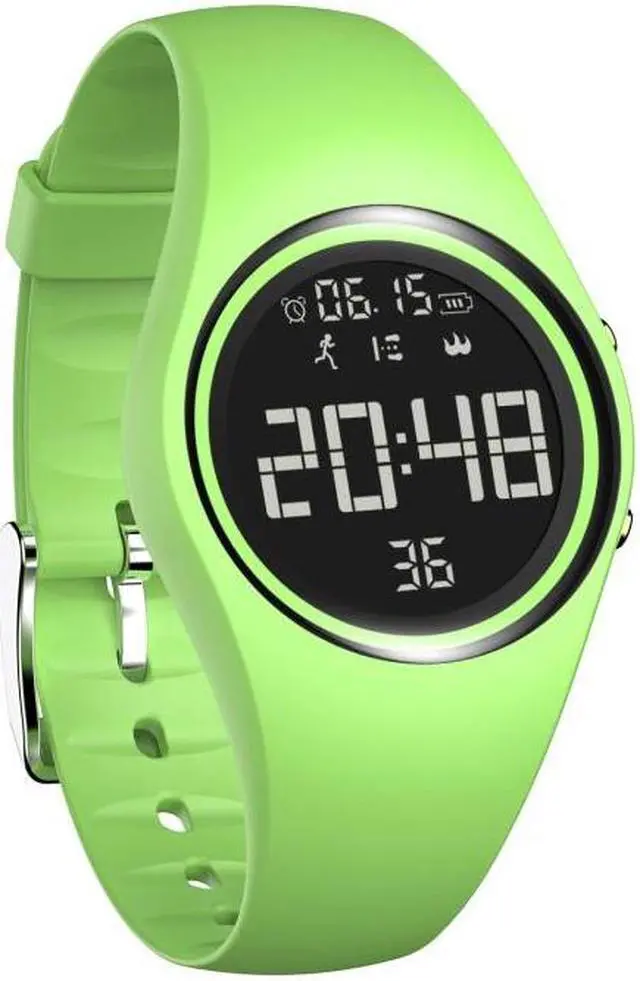 Alt view image 3 of 5 - T5e Sports Bracelet Women's Simple T5e Senior High School Women's Watch Men's Children's Electronic Watch (Pink)