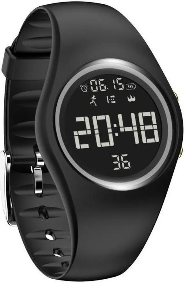 Alt view image 5 of 5 - T5e Sports Bracelet Women's Simple T5e Senior High School Women's Watch Men's Children's Electronic Watch (Pink)