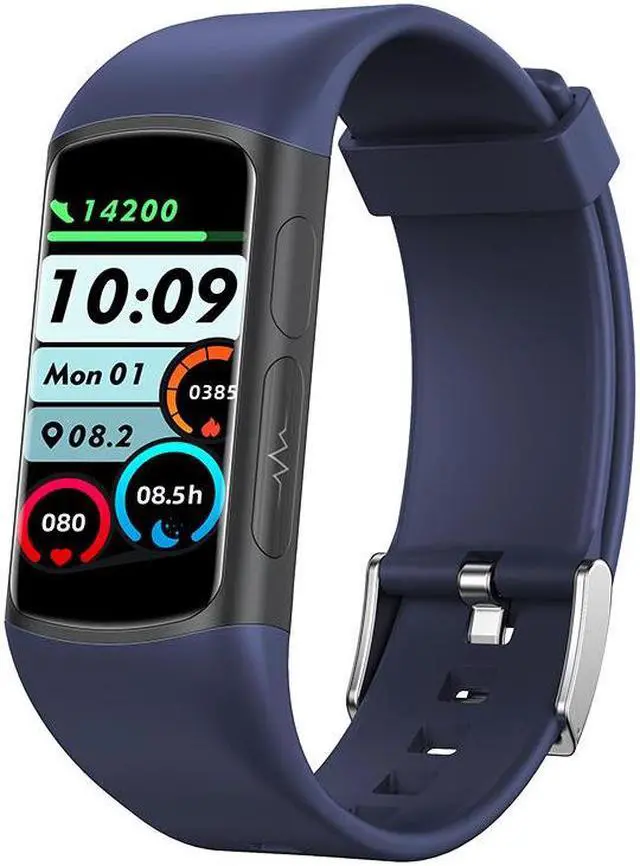 Alt view image 7 of 7 - Tm300 Bluetooth Calling Ecg Blood Glucose Smart Bracelet Body Temperature Heart Rate More Than Sport Smart Watch (Black)