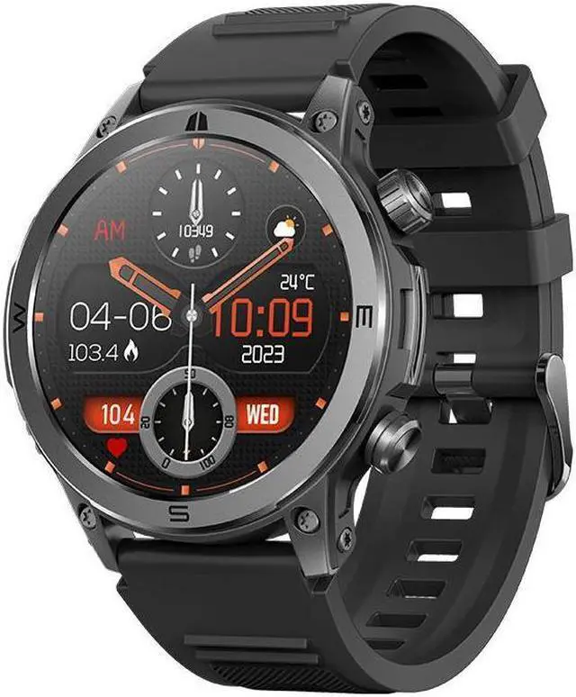 Main image of Hm38 Bluetooth Call Smart Watch Outdoor Sports Heart Rate Blood Oxygen Health Monitoring Multi-Sports Smart Watch (Black)