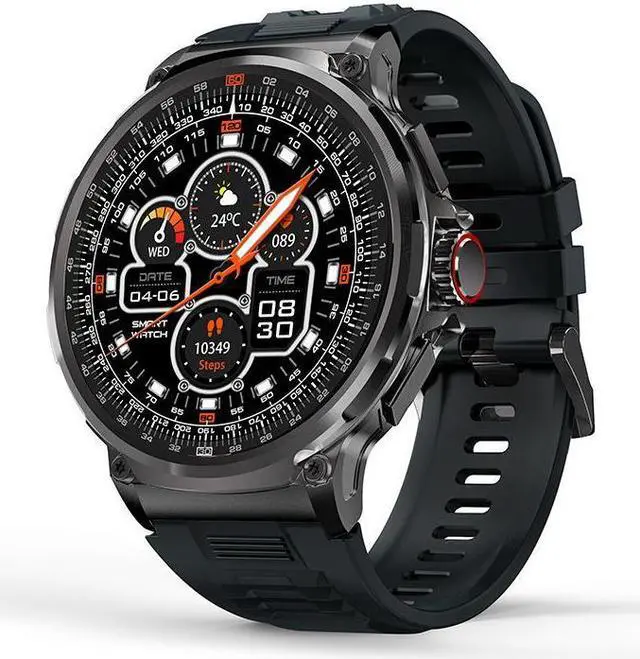 Alt view image 7 of 7 - 1.85 Large Screen 710Mah Battery V69 Bluetooth Call Smart Watch Heart Rate Blood Oxygen Multi-Sport Smart Watch (Silver Bamboo)