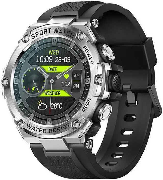 Alt view image 2 of 6 - T88 Bluetooth Calling Smart Watch Message Heart Rate Blood Pressure Blood Oxygen Music Multi Sport Smart Watch (Black)
