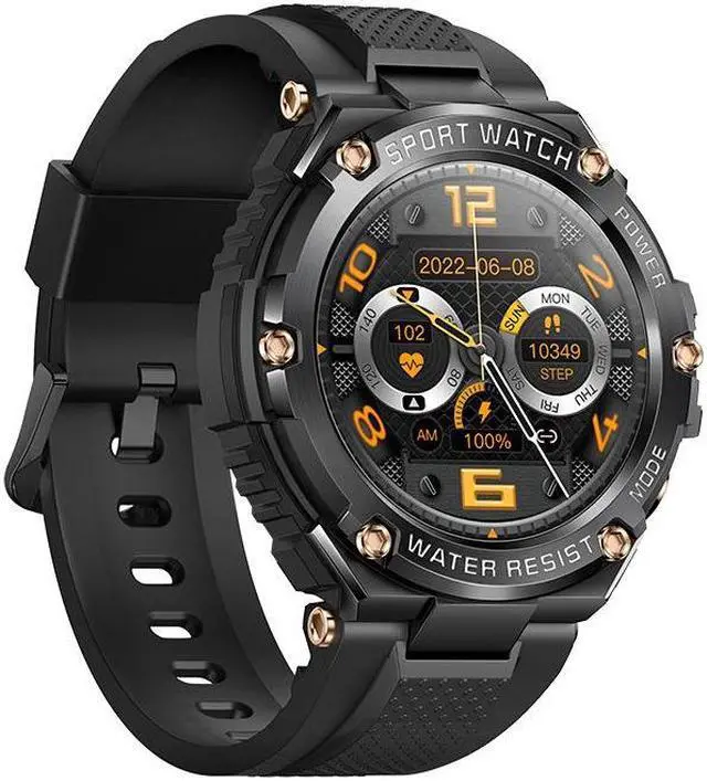 Alt view image 4 of 6 - T88 Bluetooth Calling Smart Watch Message Heart Rate Blood Pressure Blood Oxygen Music Multi Sport Smart Watch (Black)