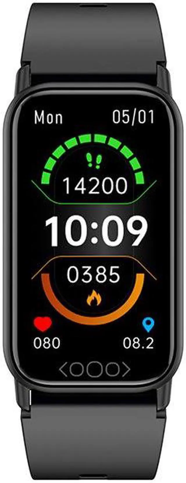Alt view image 5 of 7 - Tk72 Blood Sugar Body Temperature Smart Bracelet Female Health Heart Rate Blood Pressure More Than Smart Sport Bracelet (Pink)