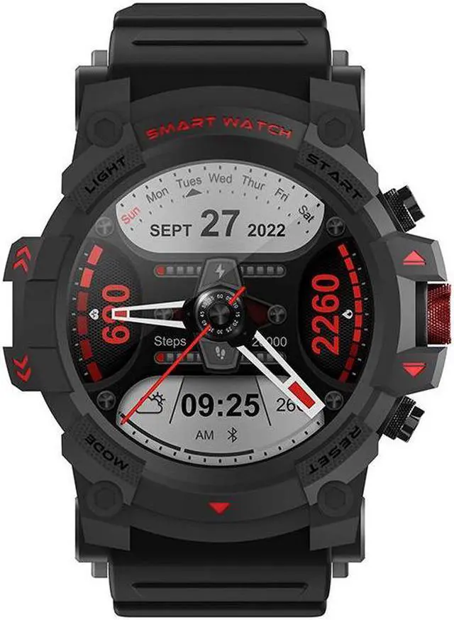 Alt view image 5 of 7 - G02gps Four-Star Positioning 1.39 Bluetooth Music And Phone Calls Heart Rate Blood Pressure More Than Sport Smart Watch (Black)