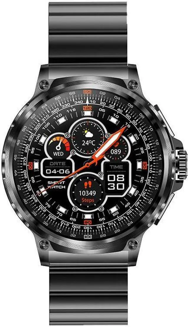 Main image of 1.85 Large Screen 710Mah Battery V69 Bluetooth Call Smart Watch Heart Rate Blood Oxygen Multi-Sport Smart Watch (Black Bamboo)