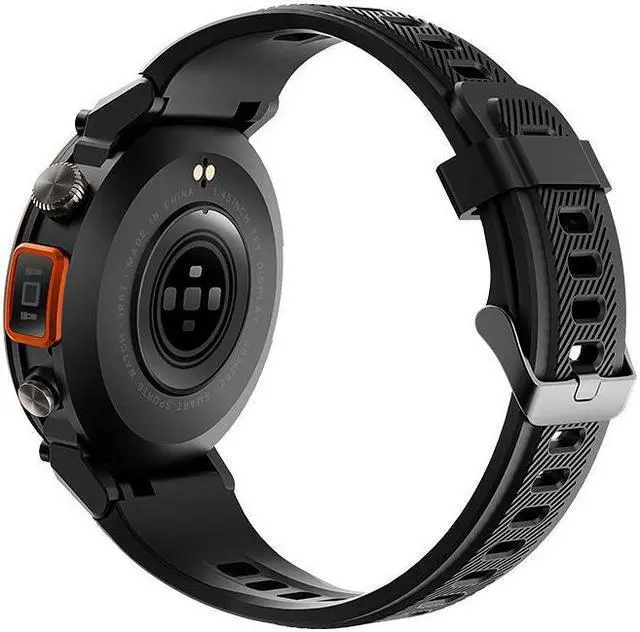 Alt view image 3 of 6 - S100 Bluetooth Call Sports Fitness Smart Watch Flashlight Music Heart Rate Blood Pressure Smart Watch (Silver Leather)