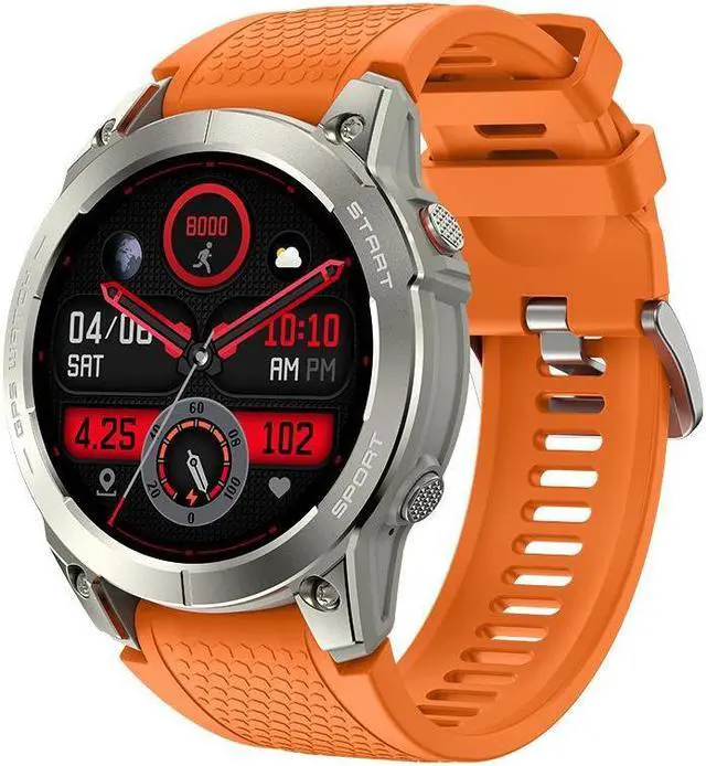 Alt view image 7 of 7 - S53 Outdoor Gps Sports Call Smart Watch 1.43 Full Hd Screen 400 Ma Multi-Sports Watch (Black)