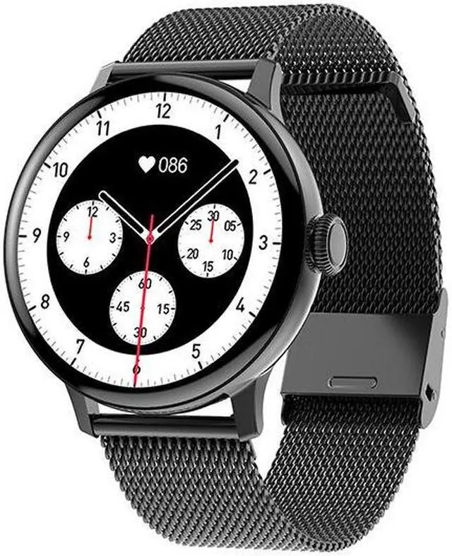 Main image of Dt2 Bluetooth Calling Music Variety Sport Mode Smart Bracelet Heart Rate Sleep Monitoring Smart Watch (Black Steel)