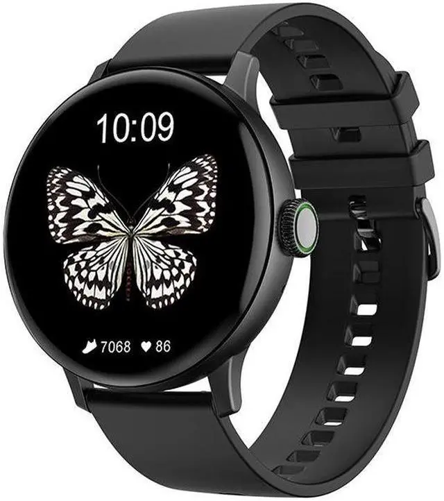 Alt view image 6 of 7 - Dt2 Bluetooth Calling Music Variety Sport Mode Smart Bracelet Heart Rate Sleep Monitoring Smart Watch (Black Steel)