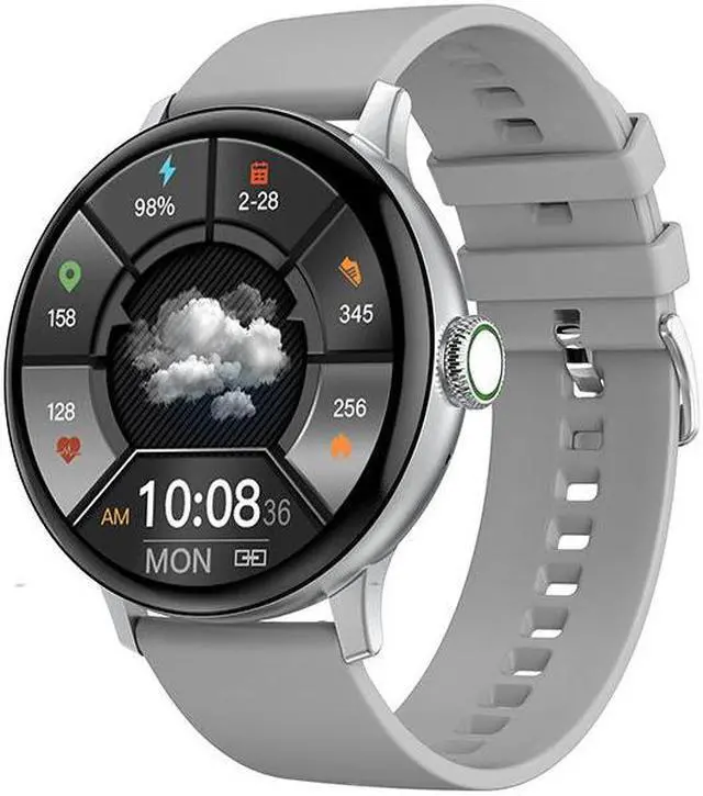 Alt view image 3 of 7 - Dt2 Bluetooth Calling Music Variety Sport Mode Smart Bracelet Heart Rate Sleep Monitoring Smart Watch (Black Steel)