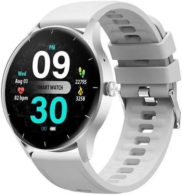 Alt view image 4 of 7 - Zl50 Call Smart Watch Blood Pressure Blood Oxygen Monitoring Voice Assistant Weather Music Sport Smart Watch (Silver Steel)