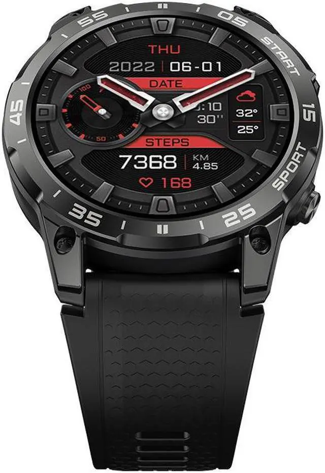 Alt view image 5 of 6 - New S57a Bluetooth Call Smartwatch 1.43-Inch 466*466 Heart Rate Blood Pressure Multi-Exercise Smartwatch (Orange)