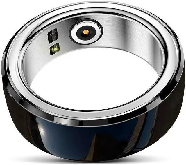 Alt view image 5 of 7 - R2 Smart Ring Step Counting Heart Rate Blood Pressure Blood Oxygen Detection Sleep Monitoring Waterproof Sports Smart Ring (Black 16#)