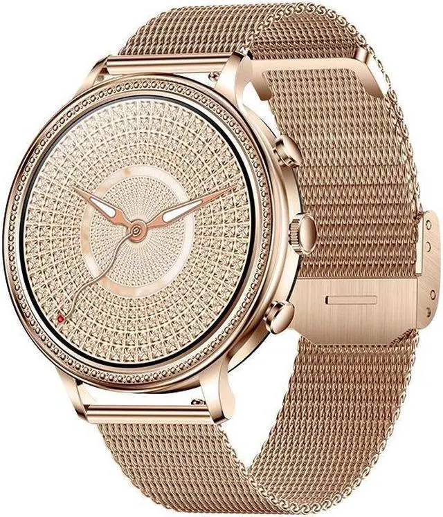 Alt view image 3 of 7 - V60 Women's Bluetooth Call Smart Watch 1.39 High Resolution Heart Rate Blood Pressure Multi-Sport Smart Watch (Silver Steel)