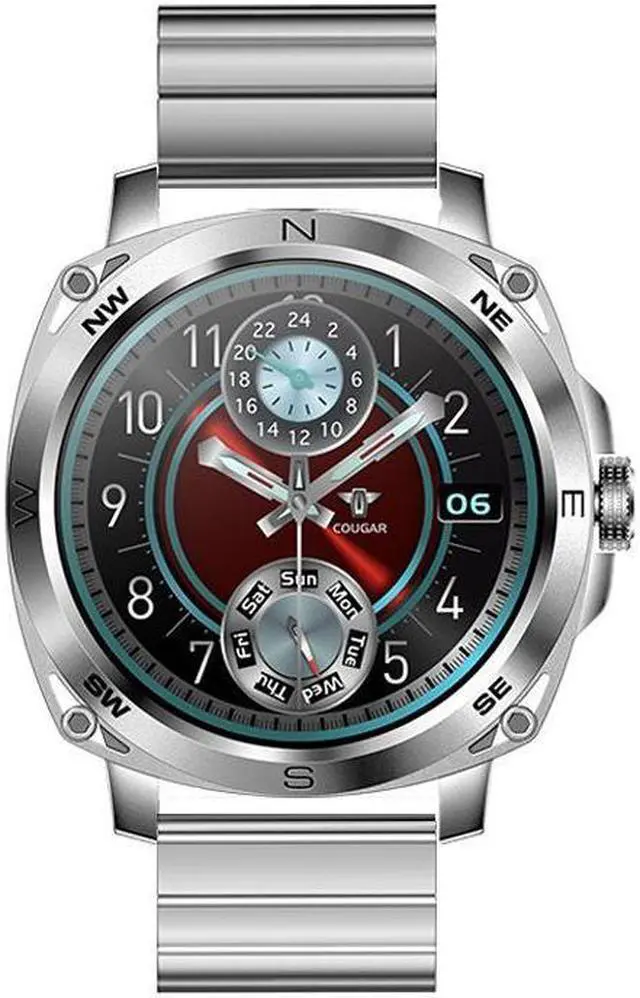 Main image of Amoled Screen I89 Bluetooth Calling Smart Watch Message Reminder Music Heart Rate Blood Pressure Sport Smart Watch (Silver Bamboo)