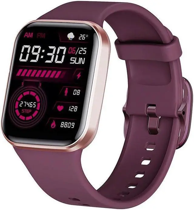 Alt view image 4 of 7 - Q23 Smart Watch Heart Rate Blood Pressure Blood Oxygen Weather Music Alarm Clock Multi-Sport Smart Watch (Silver)