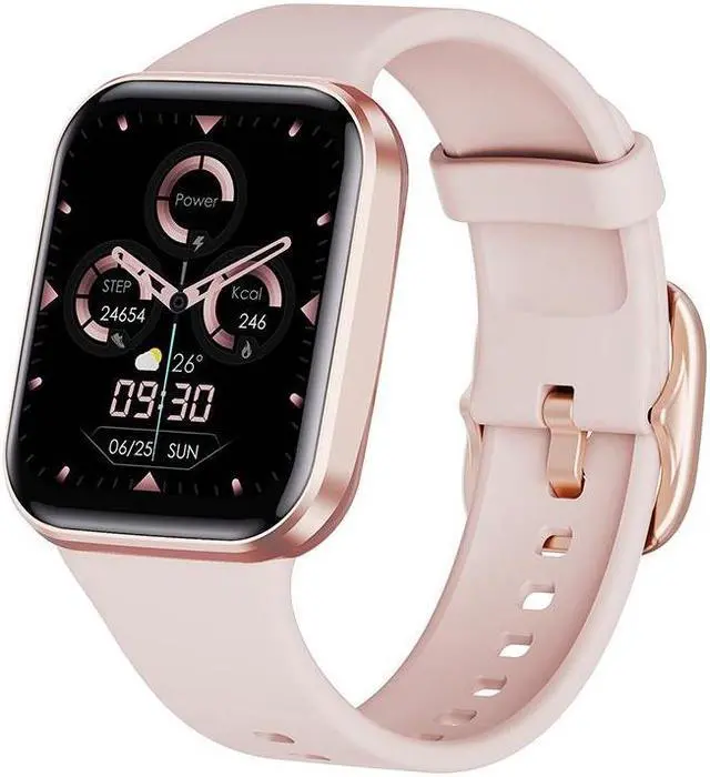 Alt view image 5 of 7 - Q23 Smart Watch Heart Rate Blood Pressure Blood Oxygen Weather Music Alarm Clock Multi-Sport Smart Watch (Silver)
