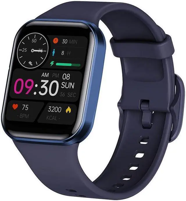 Alt view image 2 of 7 - Q23 Smart Watch Heart Rate Blood Pressure Blood Oxygen Weather Music Alarm Clock Multi-Sport Smart Watch (Silver)