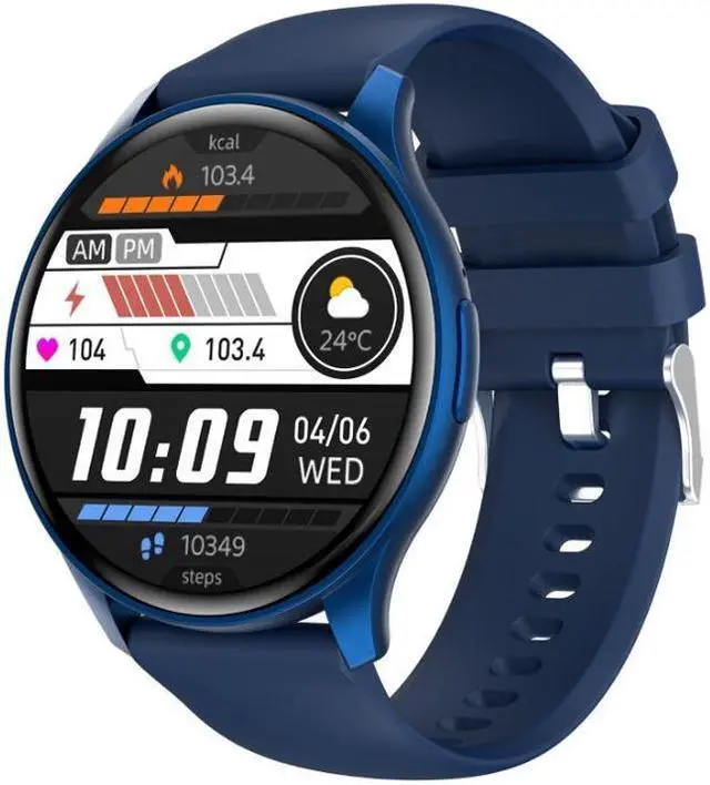 Alt view image 6 of 7 - Zw60 Bluetooth Call Smart Watch 1.43Amoled Round Screen Heart Rate Blood Pressure Monitoring Multi-Sport Smart Watch (Gold)