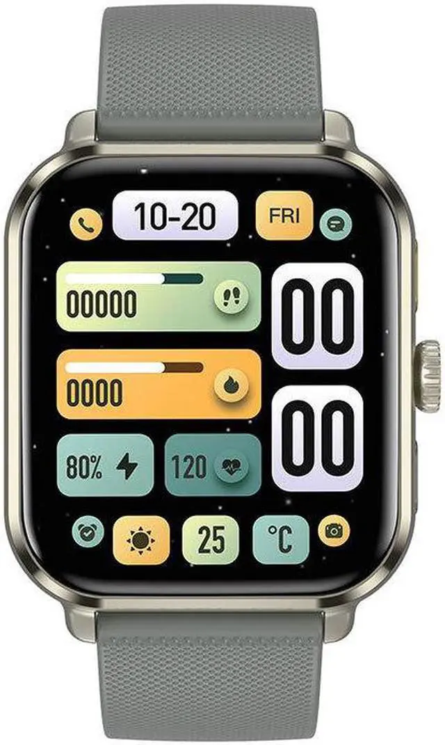 Alt view image 4 of 7 - M12 Bluetooth Calling Smart Watch Weather Music Female Health Heart Rate Blood Pressure More Than Sport Smart Watch (Black)