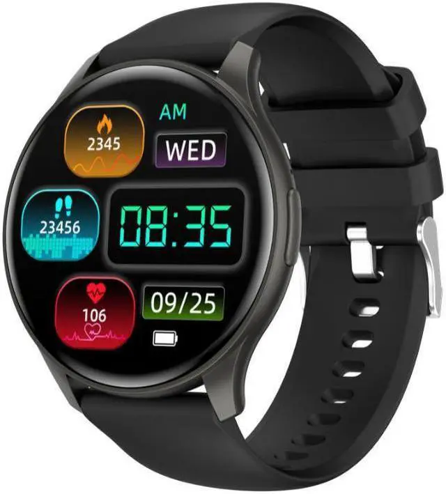 Alt view image 7 of 7 - Zw60 Bluetooth Call Smart Watch 1.43Amoled Round Screen Heart Rate Blood Pressure Monitoring Multi-Sport Smart Watch (Gold)