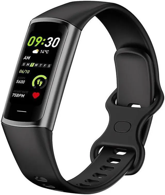 Main image of C68 Men's And Women's Smart Bracelet Genuine Rate Health Monitoring Bracelet Sport Step Counting Ip68 Waterproof Smart Bracelet (Black)