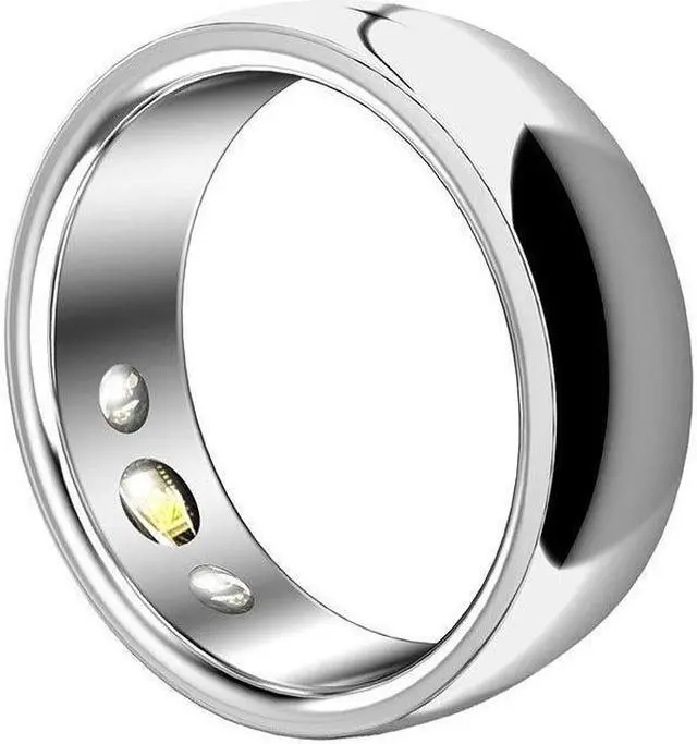 Alt view image 5 of 7 - Smart Wear Sr300 Waterproof Blood Oxygen Ring Step Counting Calories Sports Healthy Sleep Ring (Gold)