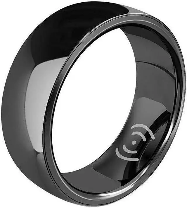 Alt view image 7 of 7 - Smart Wear Sr300 Waterproof Blood Oxygen Ring Step Counting Calories Sports Healthy Sleep Ring (Gold)