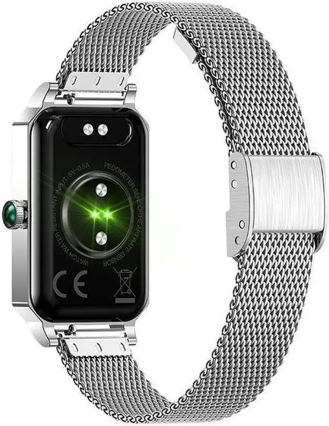 Alt view image 4 of 7 - Nx2 Female Smart Bracelet Female Physiological Period Reminder Heart Rate Blood Pressure Monitoring More Than Sport Smart Watch (Rose Gold)