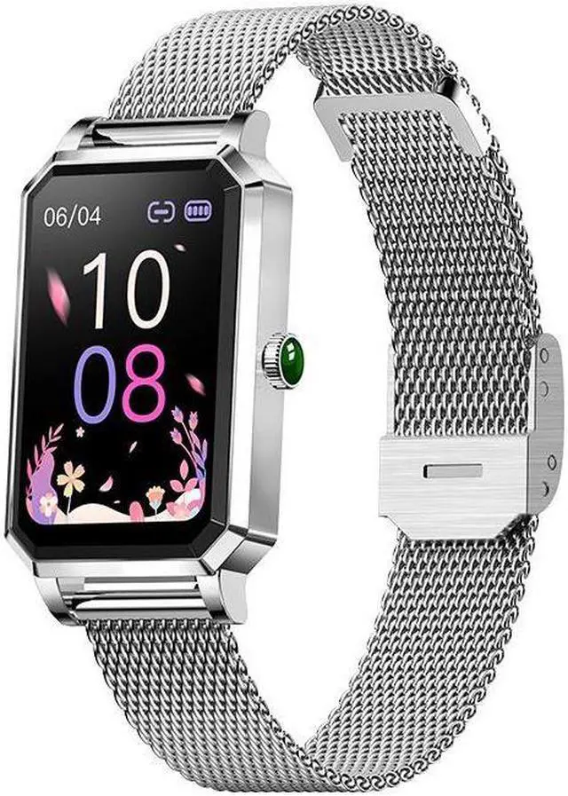 Alt view image 6 of 7 - Nx2 Female Smart Bracelet Female Physiological Period Reminder Heart Rate Blood Pressure Monitoring More Than Sport Smart Watch (Rose Gold)