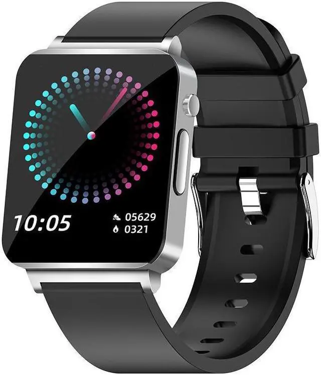 Alt view image 4 of 7 - Ks03 Ecg Non-Invasive Blood Glucose Smart Watch Heart Rate Blood Pressure Temperature Monitoring Smart Bracelet Sports Watch (Black)