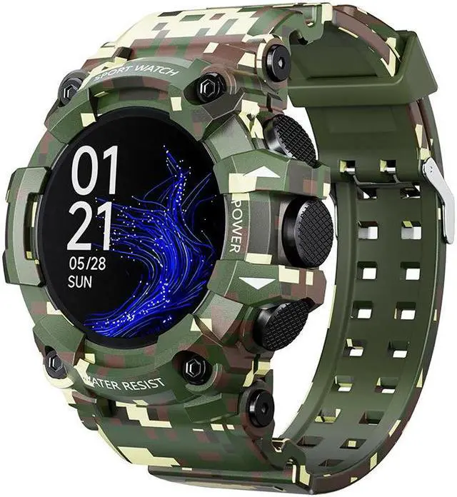Main image of Ct19 Smart Watch, 4G Plug-In Card, Gps, Outdoor Sports, Heart Rate, Blood Oxygen Detection, Multi-Sport Smart Watch (Camouflage Green)