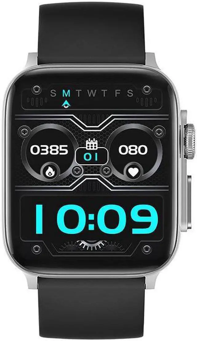 Alt view image 4 of 7 - F200 Bluetooth Call Smart Watch Ecg Blood Glucose Heart Rate Health Monitoring Multi-Sport Smart Watch (Black Bamboo)