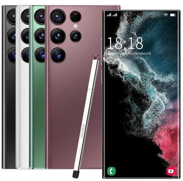 Alt view image 2 of 7 - S22Ultra 5G D12332, 2GB+16GB, 6.7 inch Screen, Face Identification, Android 8.1 MTK6753 Octa Core, Network: 4G (Green)