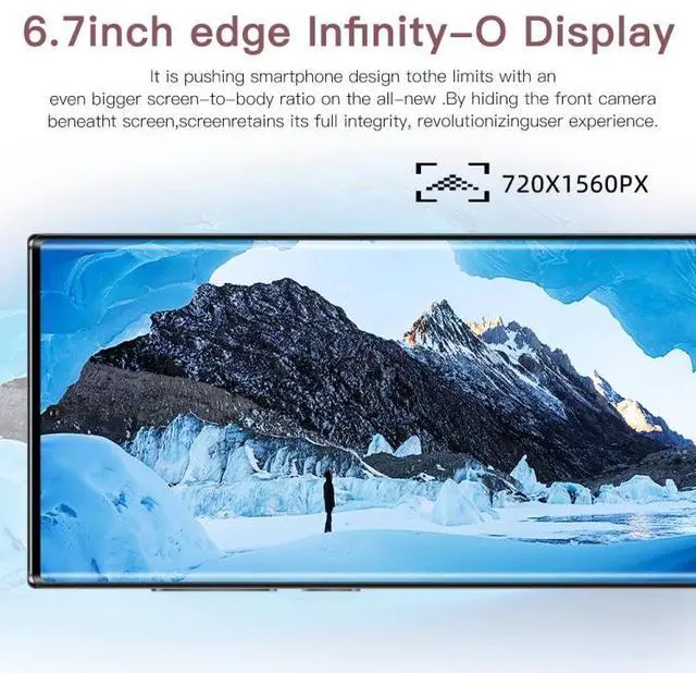 Alt view image 3 of 7 - S22Ultra 5G D12332, 2GB+16GB, 6.7 inch Screen, Face Identification, Android 8.1 MTK6753 Octa Core, Network: 4G (Green)