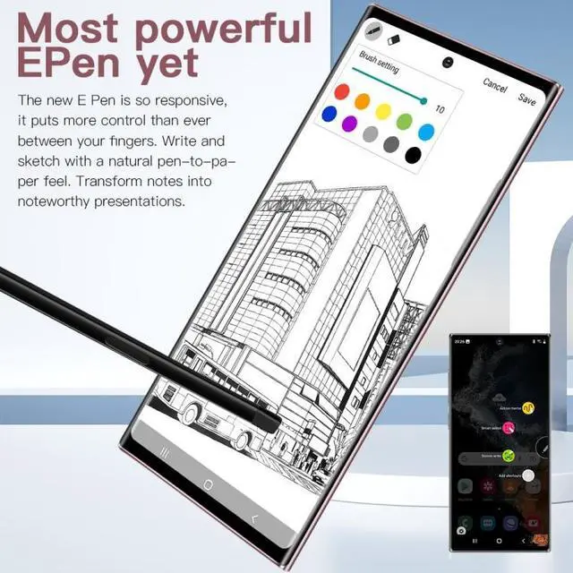 Alt view image 5 of 7 - S22Ultra 5G D12332, 2GB+16GB, 6.7 inch Screen, Face Identification, Android 8.1 MTK6753 Octa Core, Network: 4G (Green)