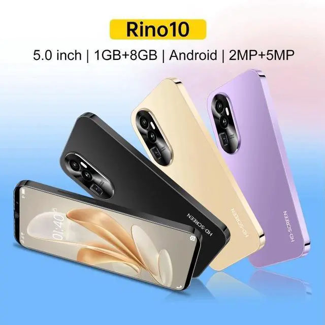 Alt view image 2 of 7 - Rino10 / DP15, 1GB+8GB, 5.0 inch Screen, Face Identification, Android 8.1 MTK6580M Quad Core, Network: 3G, Dual SIM (Black)