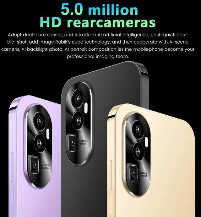 Alt view image 7 of 7 - Rino10 / DP15, 1GB+8GB, 5.0 inch Screen, Face Identification, Android 8.1 MTK6580M Quad Core, Network: 3G, Dual SIM (Black)