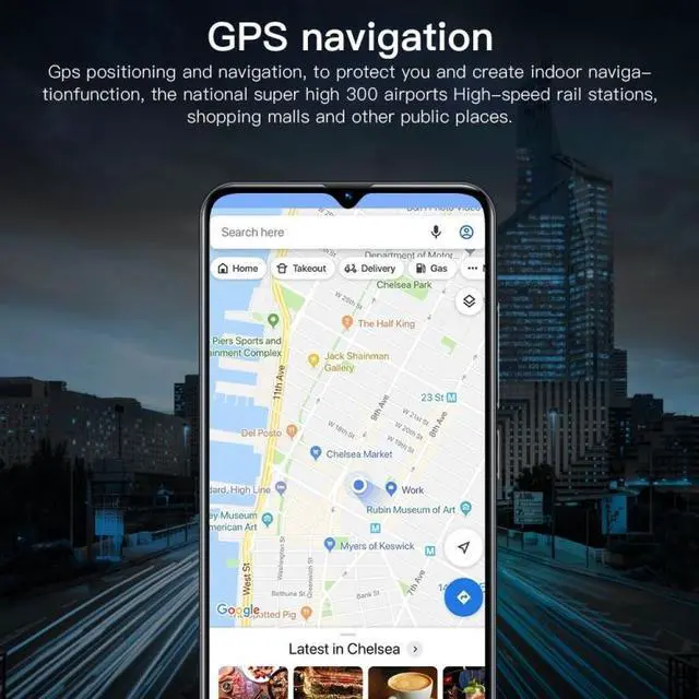 Alt view image 5 of 7 - S22 Ultra 5G N10, 1GB+8GB, 6.3 inch Waterdrop Screen, Face Identification, Android 6.0 MTK6582 Quad Core, Network: 3G (Blue) Black
