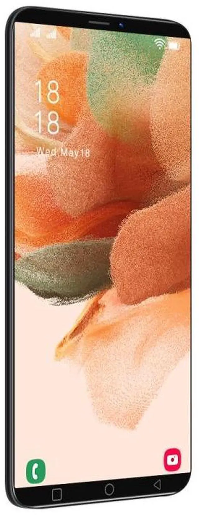 Alt view image 6 of 7 - S22 Ultra / T83, 512MB+4GB, 5.0 inch Screen, Face Identification, Android 4.4 MTK6572 Dual Core, Network: 3G (Blue) Black