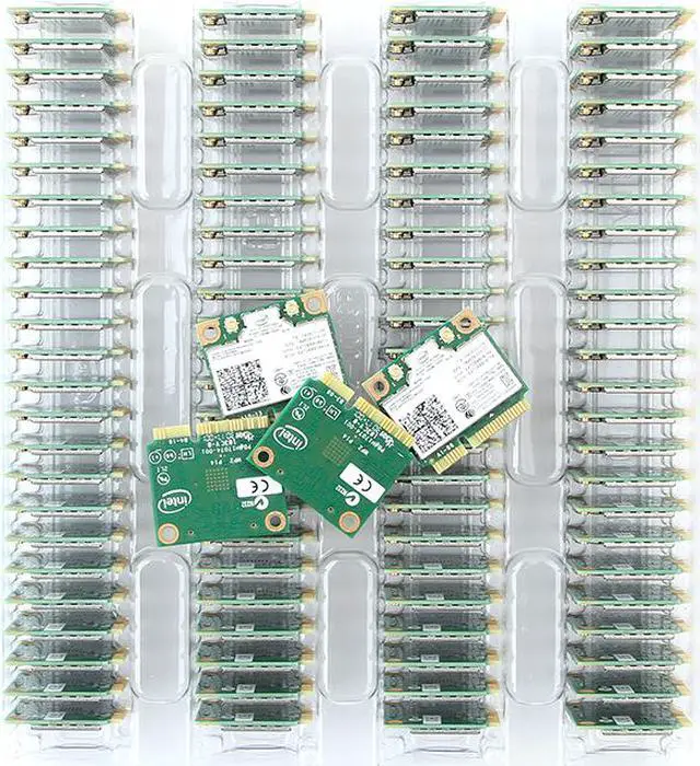 Alt view image 6 of 7 - Wireless Dual Band Wifi Intel 7260 7260HMW 7260AC 2X2 Mini PCI-E Bluetooth 4.0 Wi-Fi Network Card Antennas, Up to 867Mbps (5Ghz) + 300Mbps (2.4Ghz), IEEE802.11ac/a/b/g/n, Windows 7/8/10 For Laptop PC