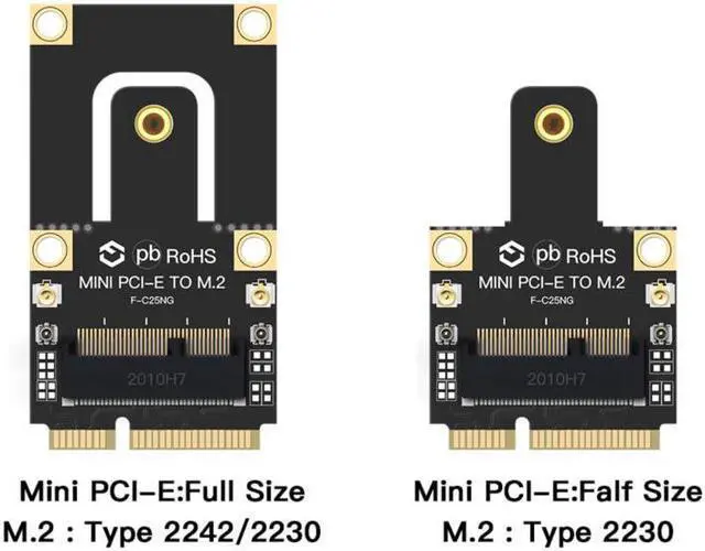 Alt view image 6 of 9 - Wireless Mini PCI-E Wi-Fi 6 Intel AX200 Adapter Kit 2974Mbps Bluetooth 5.0 M.2 To Mini PCI Express Full Wifi Card AX200NGW 802.11ax/ac 160Mhz 2.4G/5G MU-MIMO OFDMA Windows 10 For Laptop Desktop