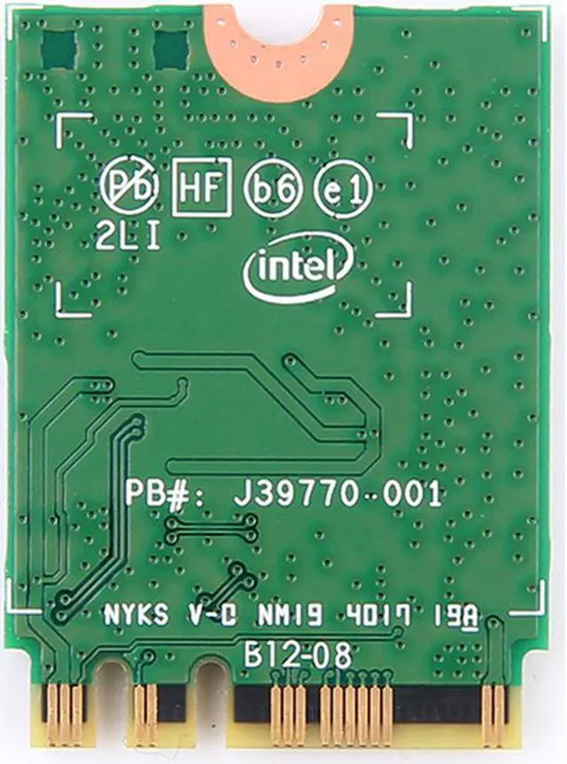 Alt view image 4 of 4 - 1730Mbps WiFi M.2 Key E Intel 9260 Dual Band Wireless Adapter Bluetooth 5.0 With IPEX4 Antennas, 9260NGW WiFi Network Card, 2.4Ghz/5Ghz, 802.11ac, Support Windows 10 Linux For Laptop Desktop PC